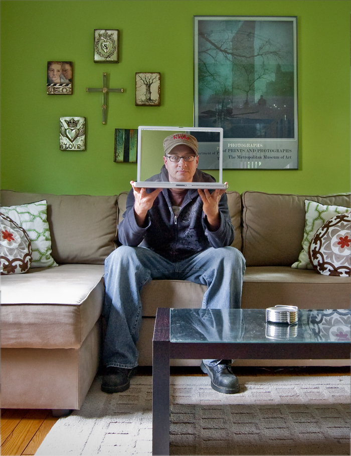 Victor Minetola, self-portrait